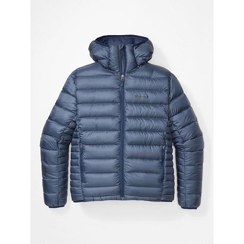 Marmot Hype Jackets - Mens Down Jacket Navy CA9507312 Canada